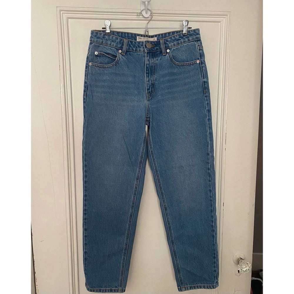 ASOS High-Waisted Boyfriend Jeans